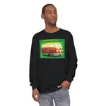 World's Best Dad Retro Hippy Camper Van Long Sleeve T-Shirt