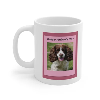 World's Best Dog Dad Spaniel Coffee Mug