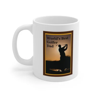World's Best Golfer Dad Coffee Mug