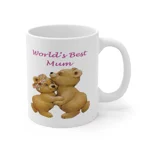 World's Best Mum Dancing Teddy Bears Coffee Mug