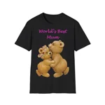 World's Best Mum Dancing Teddy Bears Cotton T-Shirt