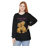 World's Best Mum Dancing Teddy Bears Long Sleeve Tee
