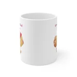 World's Best Mum Teddy And A Basket Of Hearts Coffee Mug