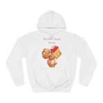 World's Best Mum Teddy And A Basket Of Hearts Hoodie