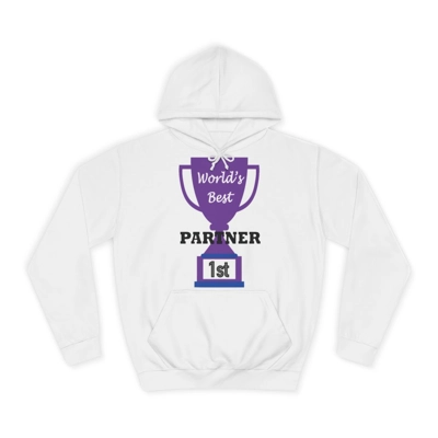 World's Best Partner Trophy Valentine's Day Hoodie