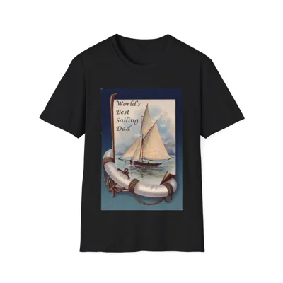 World's Best Sailing Dad T-Shirt