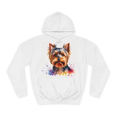 Yorkshire Terrier Dog Cute Watercolour Hoodie