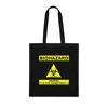 Zombie Biohazard Active Sign Cotton Shopping Tote Bag