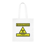Zombie Biohazard Active Sign Cotton Shopping Tote Bag