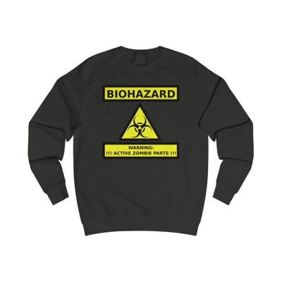 Zombie Biohazard Active Sign Sweatshirt