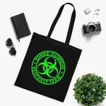 Zombie Outbreak Response Team Sign Cotton Shopping Tote Bag