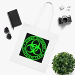 Zombie Outbreak Response Team Sign Cotton Shopping Tote Bag