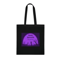 Zombie Survival Kit May Contain Snacks Funny Quote Cotton ..