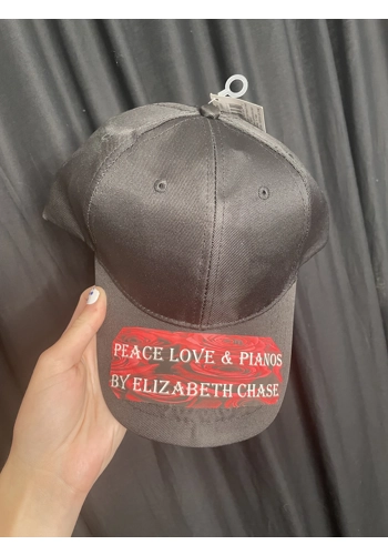 Peace Love & Pianos Black Hat