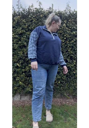1/4 zip - navy