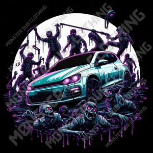 Purple Zombie - Hoodie