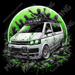 Zombie Splat DUB Hoodie, White