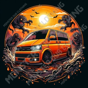Mud Monster DUB Hoodie, Orange
