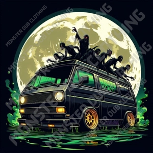 Old Skool Zombie DUB Hoodie, Black