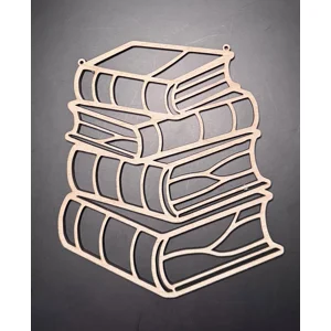 Stacked Books Suncatcher
