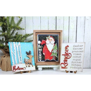 Oh Deer Christmas Sign Trio