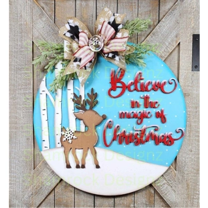 Believe in Magic Door hanger