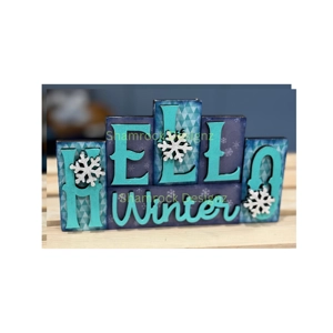 Winter Word Blocks