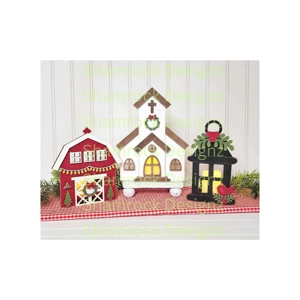 Farmhouse Christmas Votive