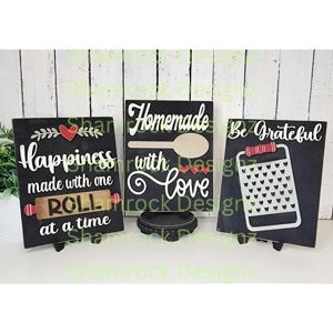 Kitchen Signs Set of 3