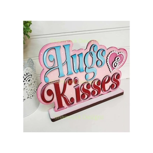 Standing Hugs & Kisses