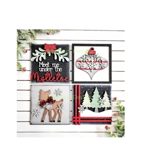 Mistletoe Sign Bundle Set