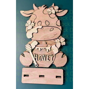 Dairy Cow Bee Shelf Sitter