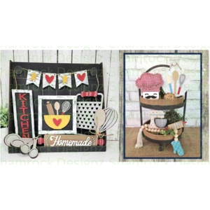 Kitchen Tiered Tray Craft Night