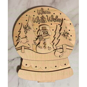 Winter/Valentine’s light-up shelf sitter Paint & Create