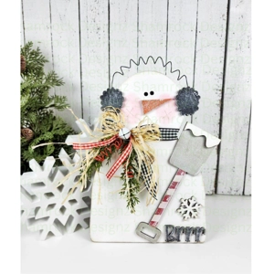 Snowman Shovel Shelf Sitter