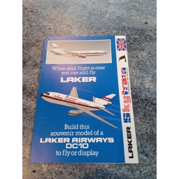 Laker Airways DC10 card