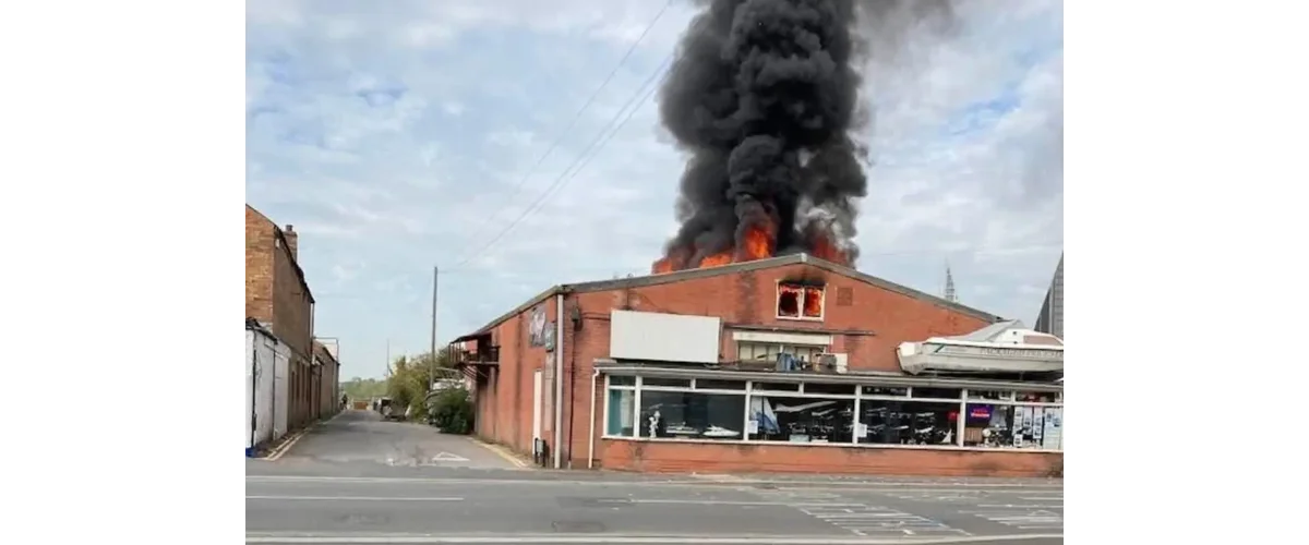 Fire at our shop today... looking for new shop!