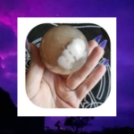 Flower Agate medium Sphere