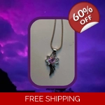 Rhinestone style Dress necklace #12