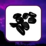 Black Tourmaline Tumbles 3 pack