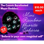 Rainbow fluorite Sphere