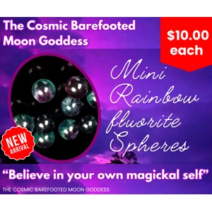 Rainbow fluorite Sphere