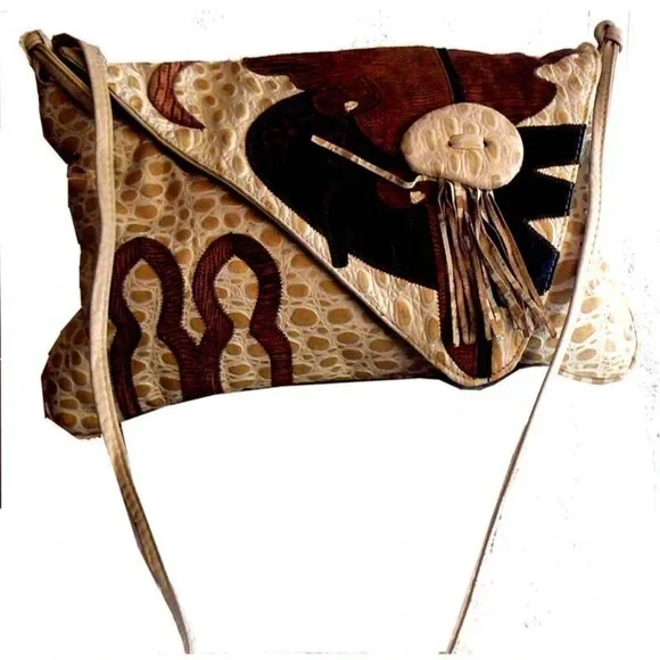 product Image for Leather Textured Appliqued Patches Enveope Leather