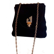 Suede Black Shoulder Ba..