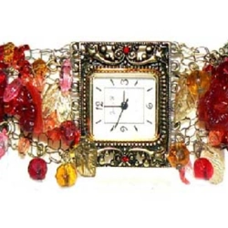 Women's Fashion Cuff Watch Jewels and Chains