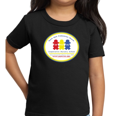 Black Toddler Cotton Tee