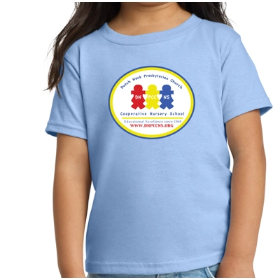 Light Blue Toddler Cotton Tee