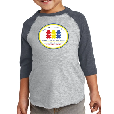 Navy Toddler Baseball Tee