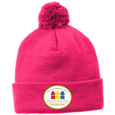Pink Pom Beanie