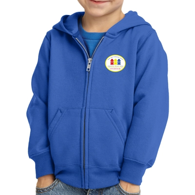 Royal Full Zip Toddler Hoodie